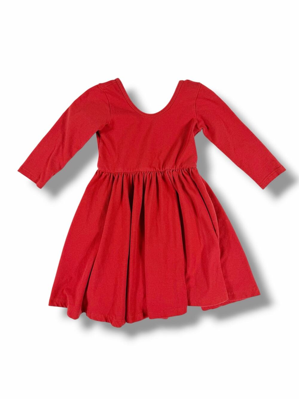 Alice + Ames Long Sleeve Twirl Dress Red Size 4